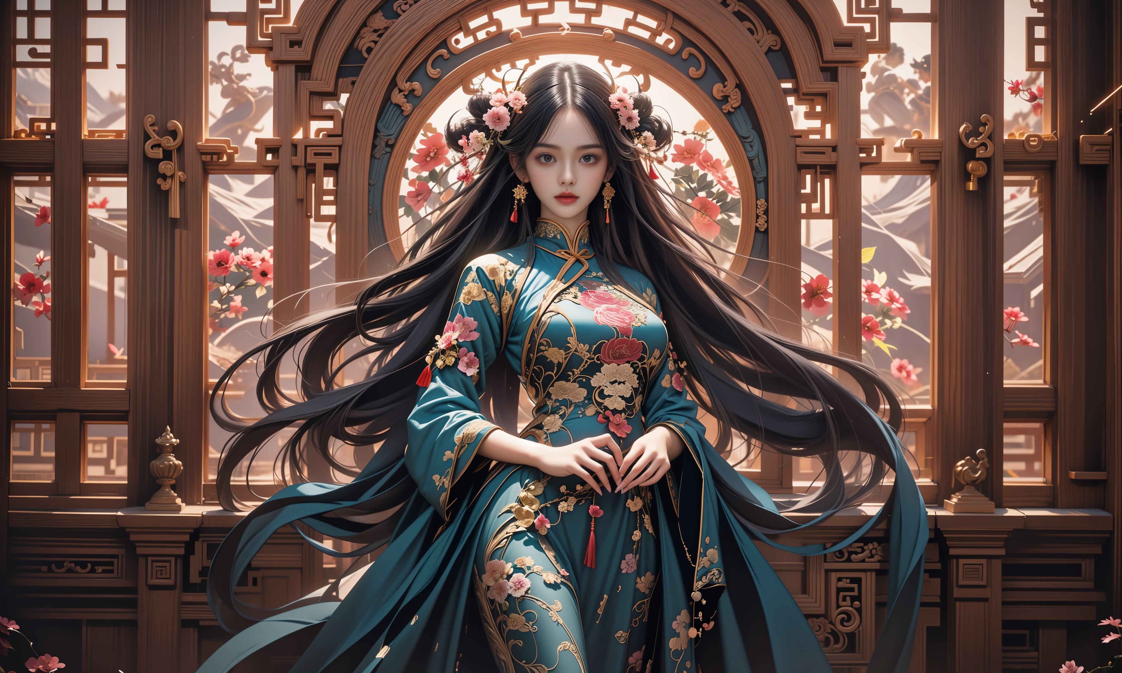 成都高温持续 民众进入防空洞纳凉